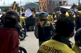 Pengemudi Maxim di Makassar Minta Tuntutan Mereka Diterima oleh DPRD Sulsel
