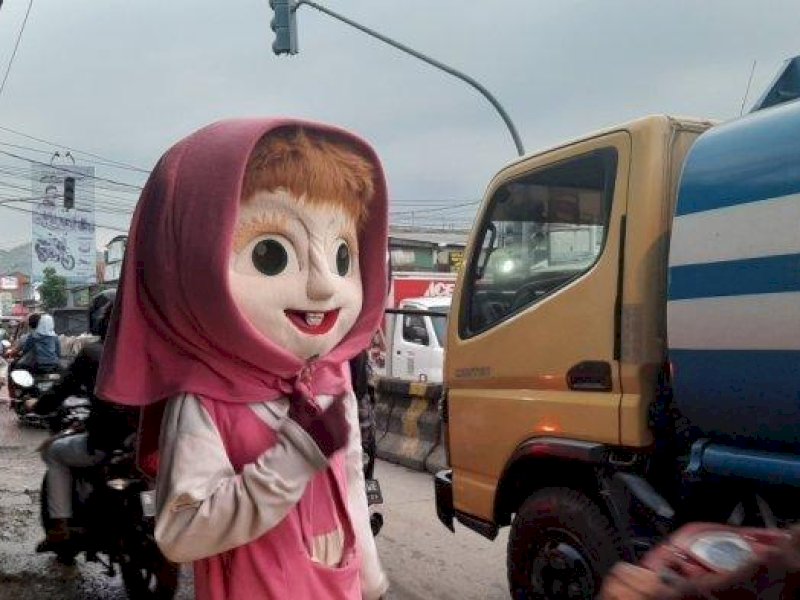 Ilustrasi badut jalanan. Dok: Ist