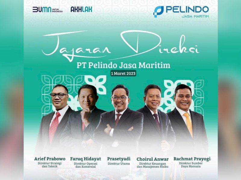 Pelindo Lakukan Pergantian Komisaris Utama dan Direksi Subholding Pelindo Jasa Maritim
