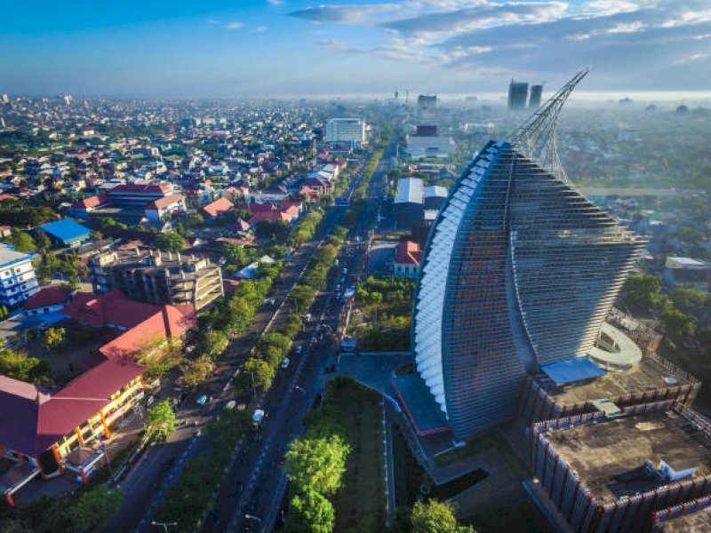 Pemandangan suasana Kota Makassar. Foto: istockphoto 