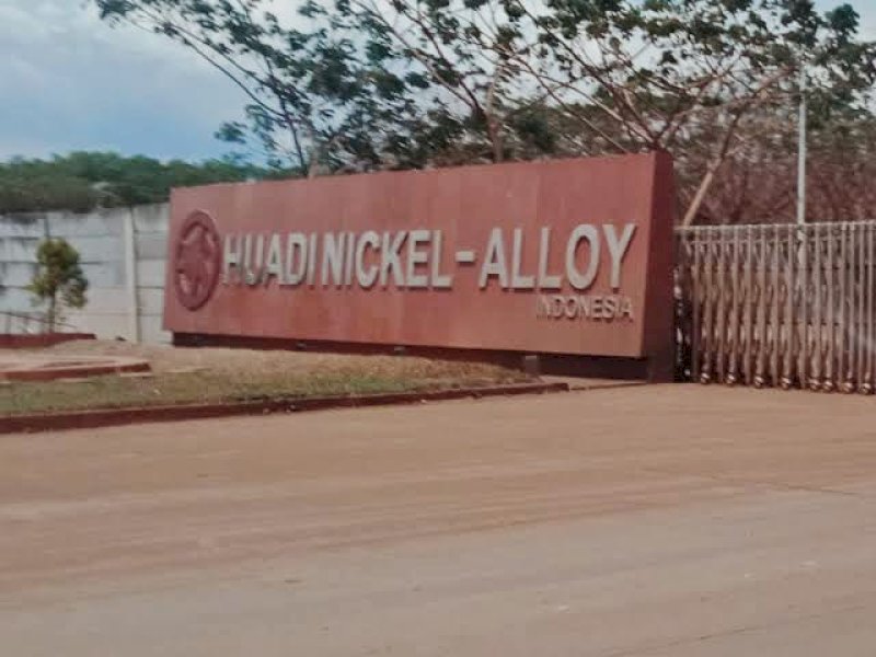 PT Huadi Nikel Alloy. (Foto: Walhi Sulsel)