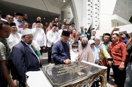Diresmikan Gubernur, Masjid Al-Ayyubi Kantor Gubernur Didesain Ramah Lingkungan