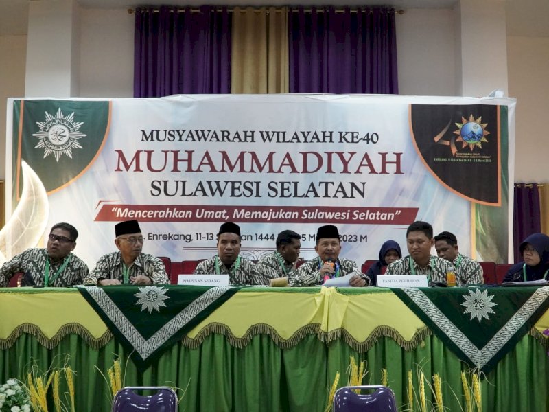 Musyawarah Wilayah (Musywil) ke-40 Muhammadiyah Sulawesi Selatan, Enrekang, 3-5 Maret 2023. @Jejakfakta/ist