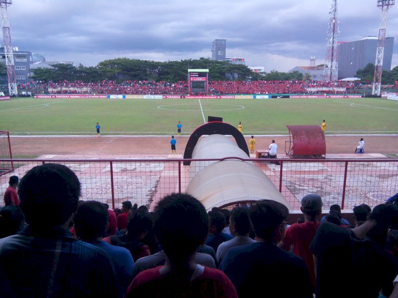 Suasana di Stadion Mattoanging, Kota Makassar, Sulawesi Selatan. Foto: Jejak Fakta