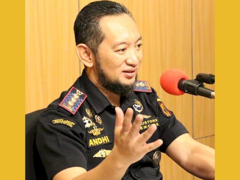 Mantan Kepala Bea Cukai Makassar Andhi Pramono ditetapkan sebagai tersangka oleh KPK. @Jejakfakta/dok. Bea Cukai Makassar