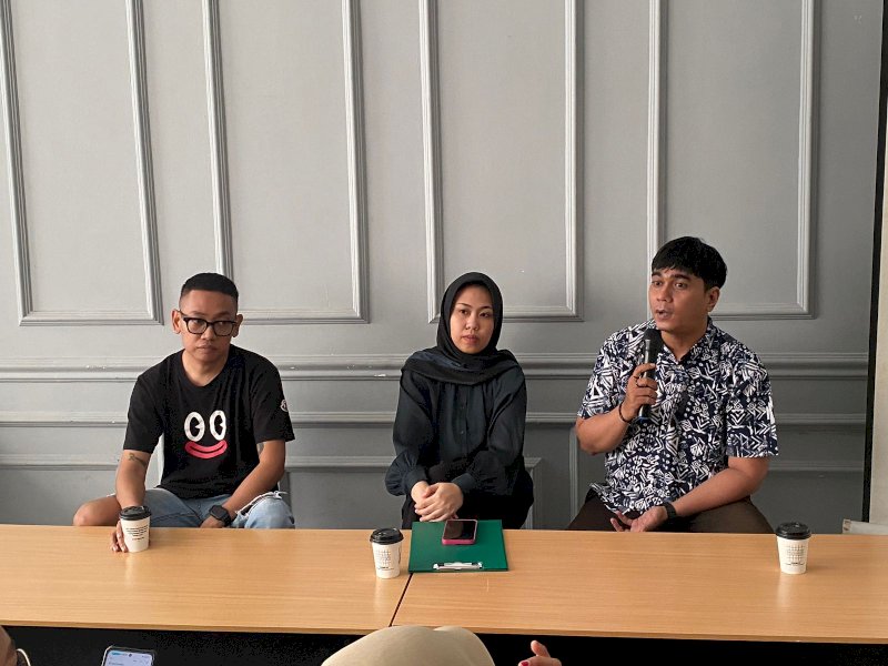 Konferensi pers Barista Team Challenge, Rabu (8/3/2023). @Jejakfakta/Atri Suryatri Abbas