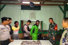 Satgas Pamtas Yonif 132/BS Gagalkan Penyeludupan Ganja Kering 650 Gram di Trans Jayapura-Wamena