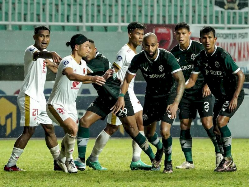 PSM Makassar berhasil mencuri poin di kandang Persikabo 1973 dengan skor tipis 1-0. Foto: @officialpersikabo