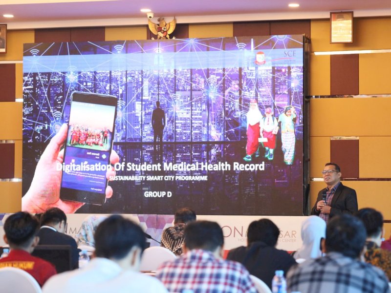 Program pengembangan pendidikan dan kesehatan anak didik, salah satu proyek terkait smart city blueprint. @Jejakfakta/dok. Humas Pemkot Makassar