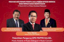 Daftar Penyanyi yang Meriahkan Pelantikan dan Pengukuhan DPD PAPPRI Sulsel