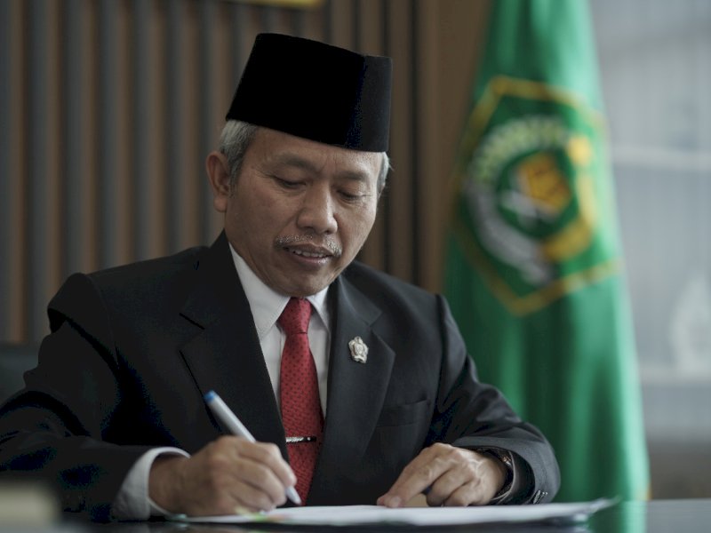 Sekjen Kemenag Nizar Ali. @Jejakfakta/dok. Humas Kemenag.