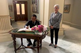 Gubernur Negara Bagian Victoria Australia Sambut Hangat Kehadiran Andi Sudirman Sulaiman