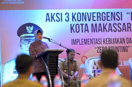 Tekan Angka Stunting, Ketua TP PKK Makassar Tekankan Sinergitas Lintas Sektor
