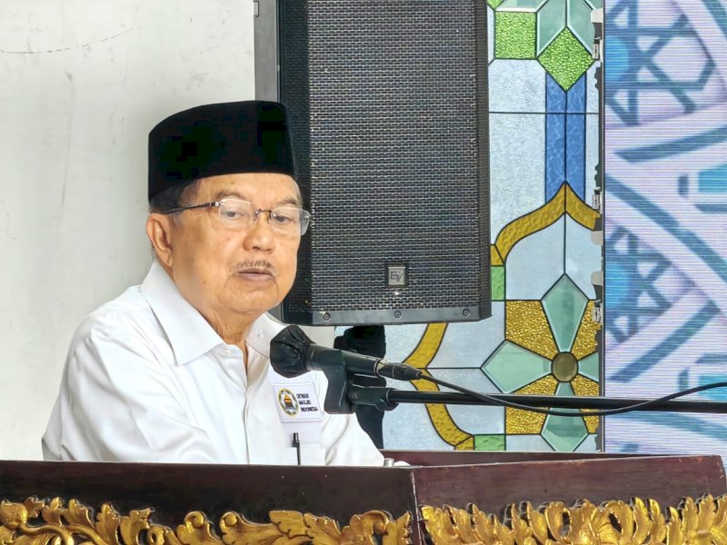 Ketua Dewan Masjid Indonesia (DMI) Pusat, Jusuf Kalla (JK). @Jejakfakta/Rudi Gunawan