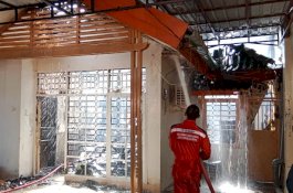 Lagi-lagi Arus Pendek, Satu Rumah Ludes Terbakar di Makassar