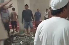 Kubah Masjid Ittifaqul Makassar Roboh, Timpa 6 Jemaah Tarawih
