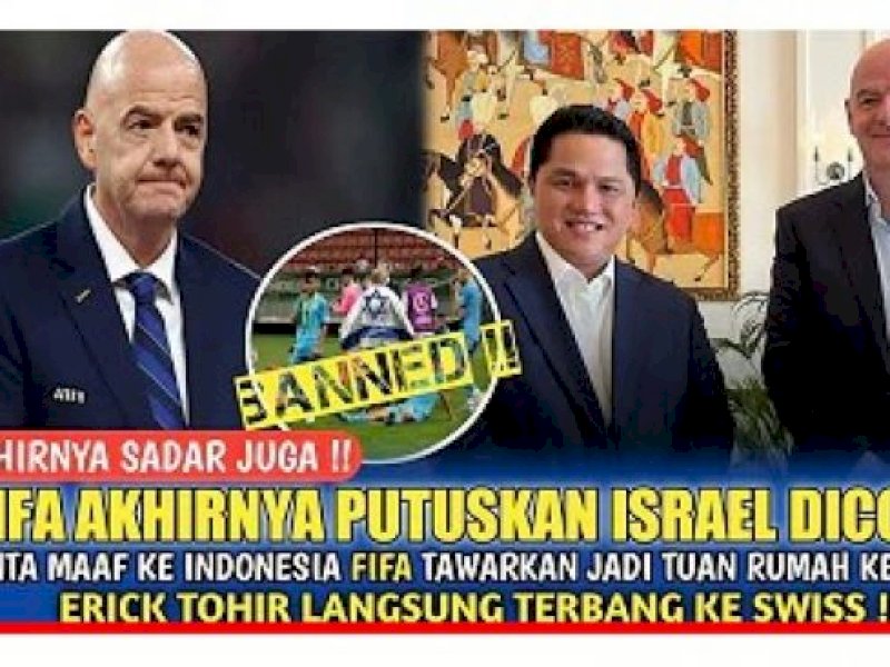 FIFA minta maaf kepada Indonesia, dan menawarkan Indonesia jadi tuan rumah? (screenshot YouTube)
