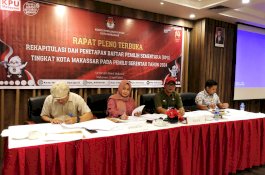 KPU Makassar Tetapkan 1.045.970 Jiwa DPS 2023