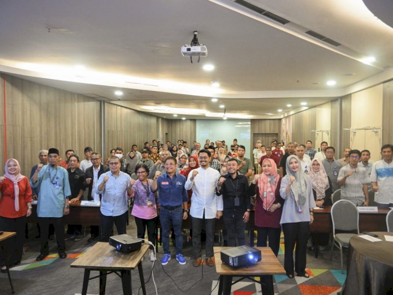 PDAM Makassar sosialisasi "Dampak Air Limbah yang Tidak Dikelola dengan Baik" di Hotel Ibis Jl Dr Sam Ratulangi, Kota Makassar, Jumat (14/4/2023). Hadir pemateri dr. Udin Saputra Malik dan Selviana Hehanusa sebagai pemateri.