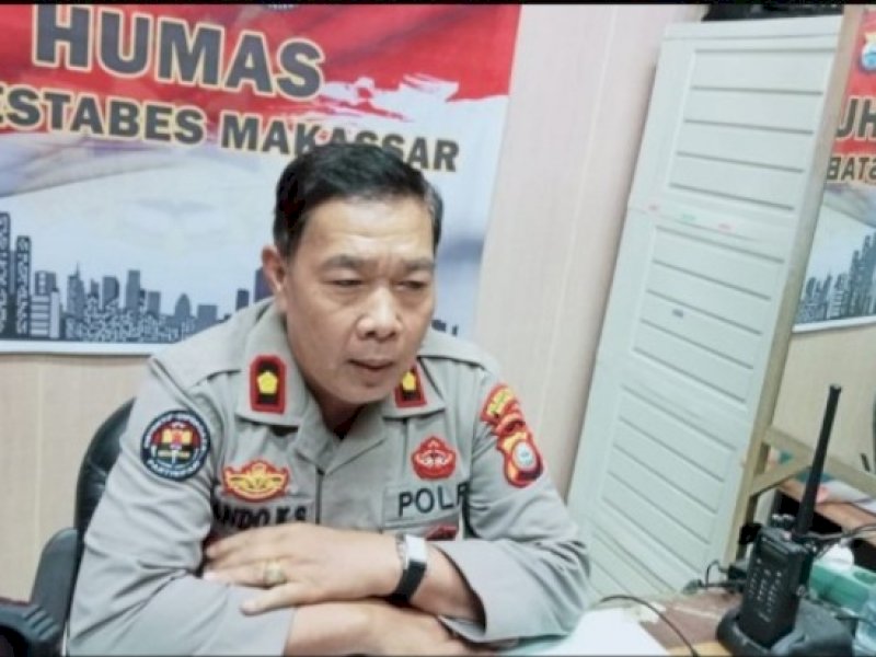 Kasubag Humas Polrestabes Makassar, AKP Lando Sambolangi. 