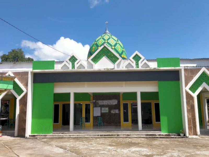 Masjid Baiturrahman Lekkong, Desa Pinang, Enrekang. @Jejakfakta/Jaelani