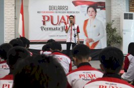 PDIP Usung Ganjar Pranowo, Relawan Puan di Makassar Satu Komando&nbsp;