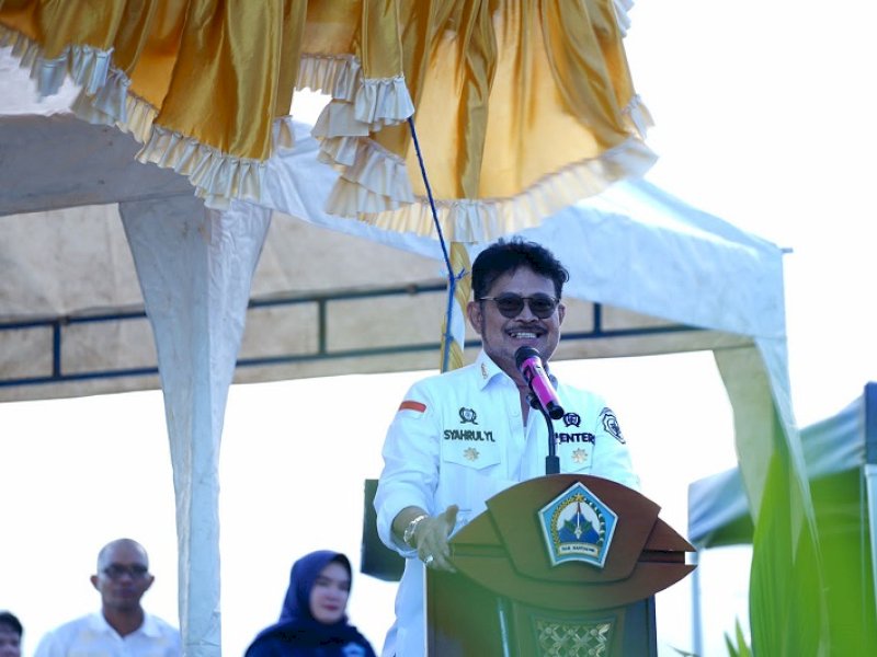 Mentan SYL ajak Ikatan Alumni Faperta Unhas kembangkan smart farming. (Foto: dok Kementan)