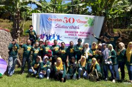 Angkatan Pertama SMAN 16 Makassar Kukuhkan Ketua IKA Pertama di Eco Wisata Bili-bili Gowa