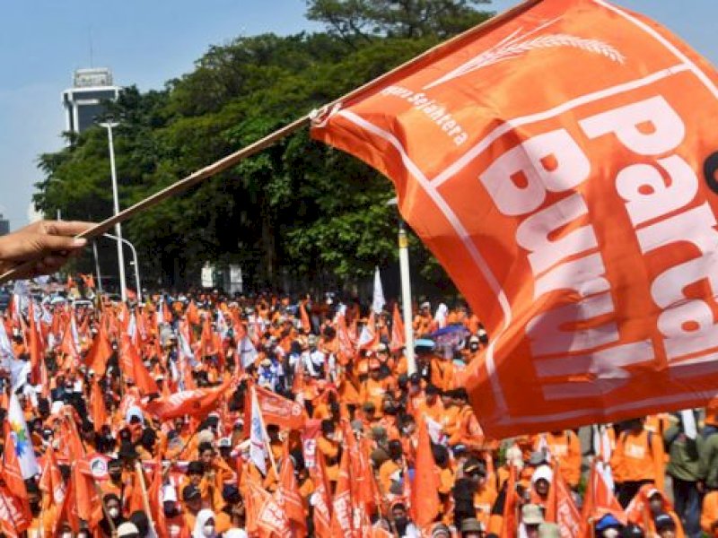 Ilustrasi Partai Buruh. @Jejakfakta/dok ist.