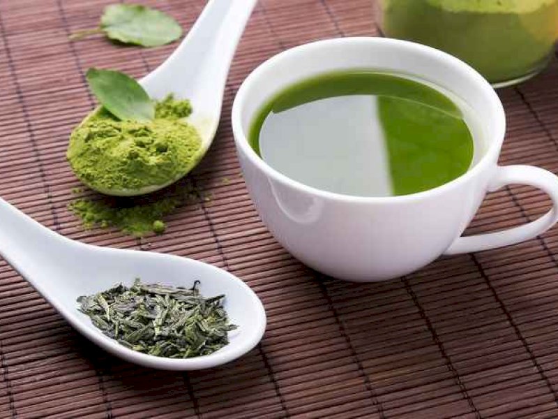 Sajian teh hijau. (Ist)