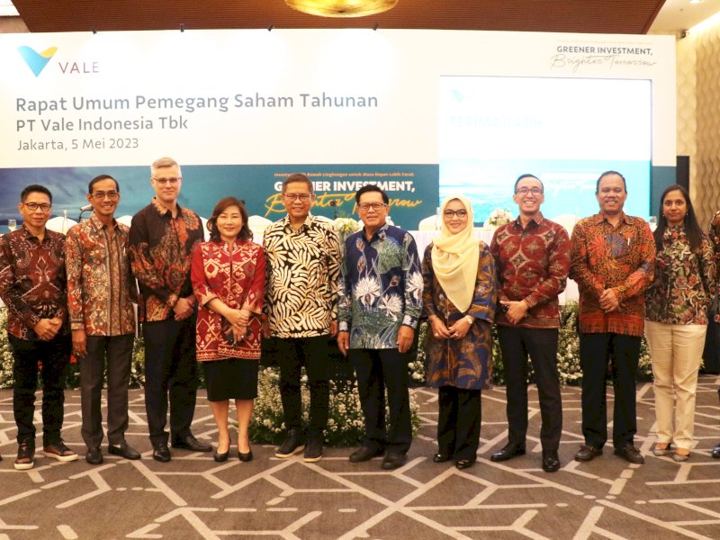Hasil RUPS Tahunan PT Vale, Ada Pembayaran Dividen Senilai US$ 60,12 Juta