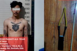 Seorang Pria di Makassar Ditangkap Polisi, Gara-gara Bawa Busur