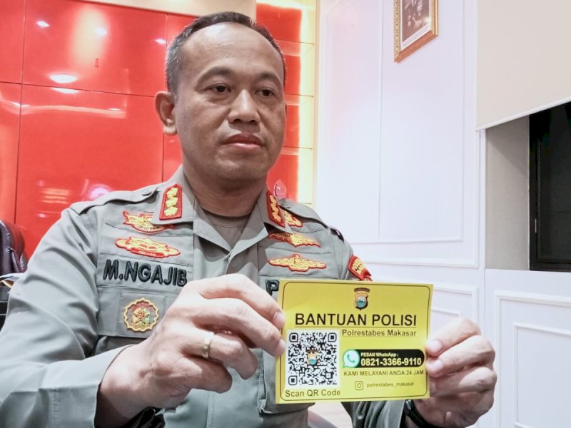 Butuh Bantuan Polisi Makassar Secara Cepat, Hubungi Nomor Ini. Foto : Samsir/Jejakfakta
