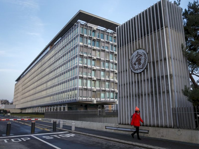 Gedung Kantor WHO di Jenewa, Swiss. [Foto: Shutterstock]