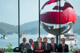 Tayangan Presiden Buka KTT ke-42 ASEAN di Hotel Meruorah Labuan Bajo