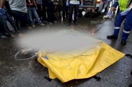 Hindari Pemotor Berlawanan Arus, Lansia di Makassar Tewas Terlindas Truk 10 Roda