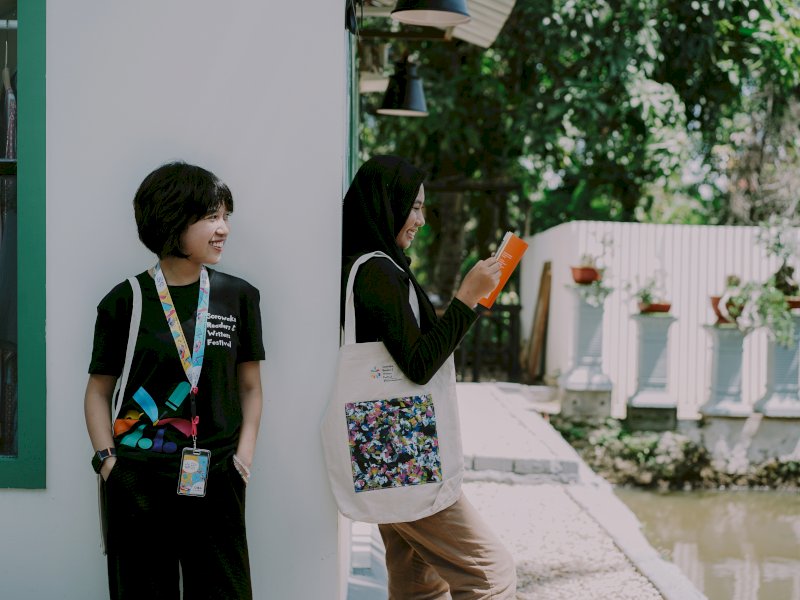 Sorowako Writers & Readers Festival, Gagasan Siswa Sekolah Murid Merdeka yang Bermukim di Daerah Penghasil Nikel di Sulawesi Selatan. Foto : Vale