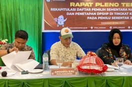 KPU Makassar Menetapkan DPS Pemilu 2024 di Makassar 1.040.581 Orang