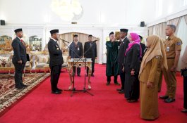 Lantik Pejabat, Gubernur Sulsel: Jabatan Bukan Hadiah Tapi Amanah