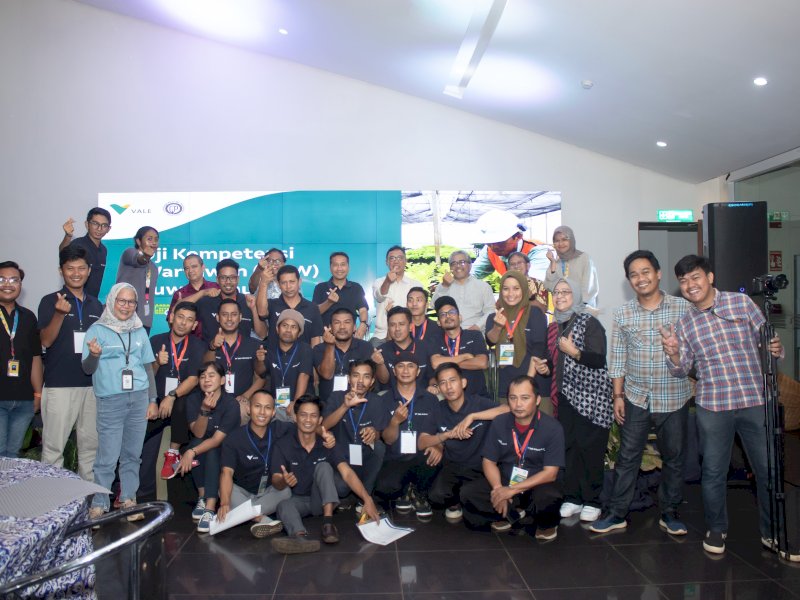Tingkatkan Kualitas Wartawan, PT Vale bersama LPDS Dr Soetomo  Gelar Uji Kompetensi di Luwu Timur. Foto : PT Vale