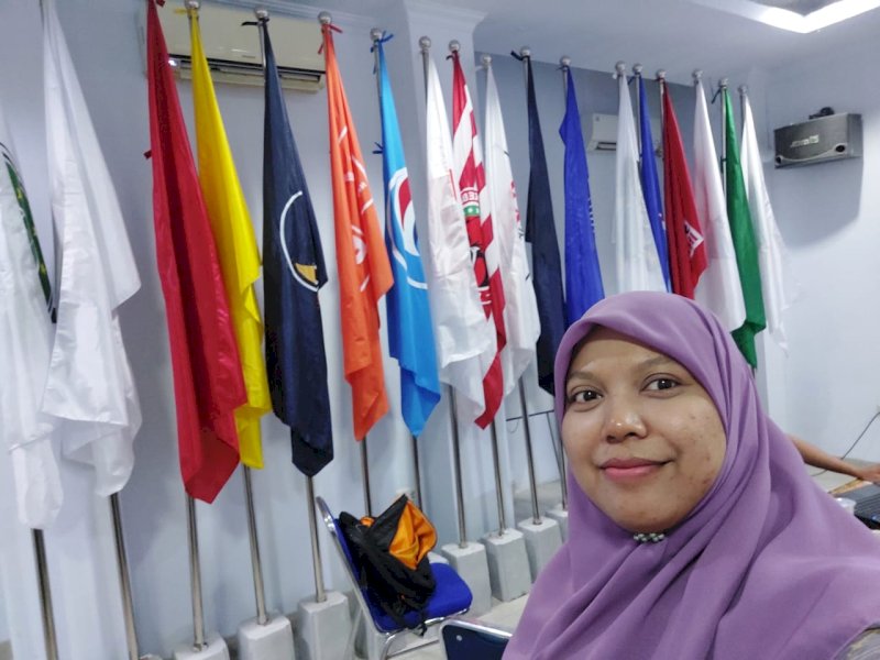 Rohani, komisioner KPU Pangkep.