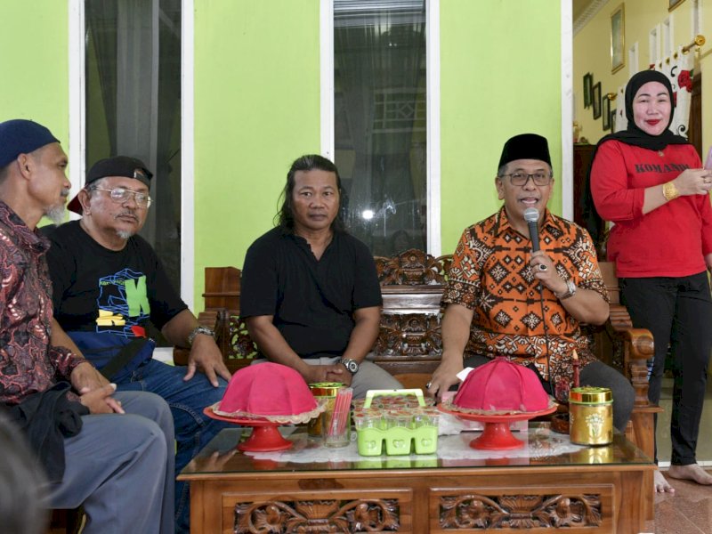 Ilham Arief Sirajuddin (IAS), roadshow politik di Kabupaten Jeneponto, Sabtu (20/5/2023), IAS menyasar Kecamatan Bontoramba. @Jejakfakta/Reza Arifuddin