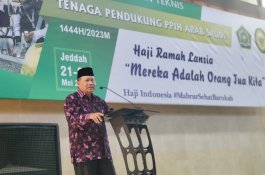 Haji Ramah Lansia, 768 Tenaga Pendukung Diminta Fokus Melayani Jemaah Haji