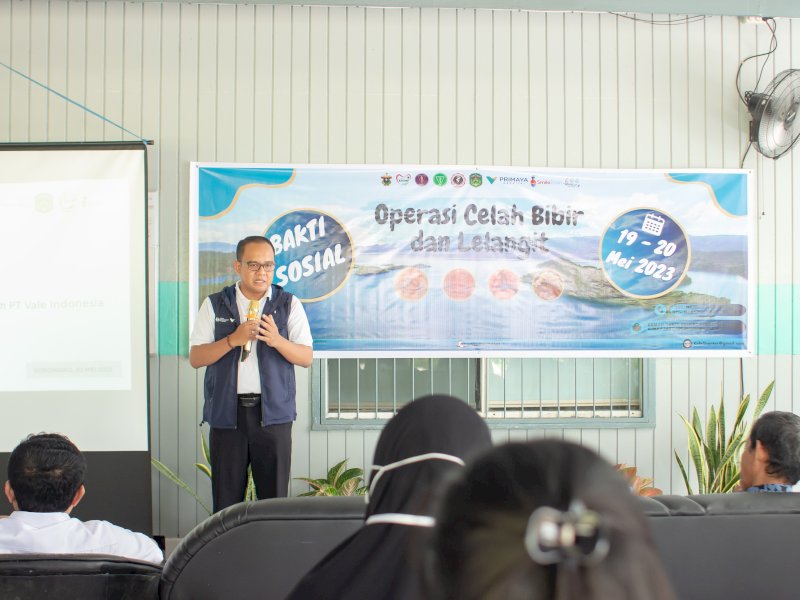 PT Vale Sinergi PDGI Luwu Timur Gelar Operasi Gratis Celah Bibir dan Lelangit. Foto : PT Vale