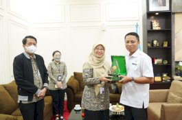 Bahas UHC, PJ Sekda Andi Darmawan Terima Silaturahmi Pejabat Baru BPJS Kesehatan Wilayah IX