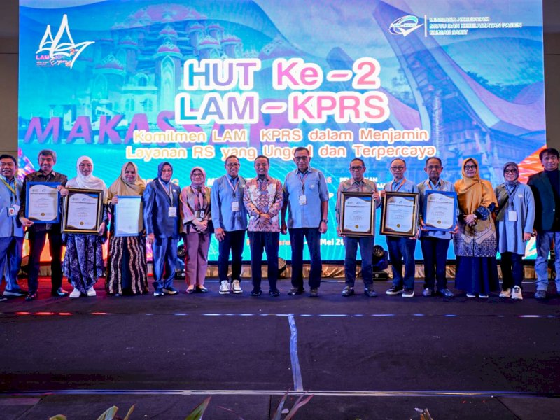 Enam RS di Provinsi Sulsel mendapat sertifikat akreditasi dari (LAM-KPRS) di di Hotel Claro, Makassar, Sabtu (27/5/2023). @Jejakfakta/dok. Humas Pemprov Sulsel
