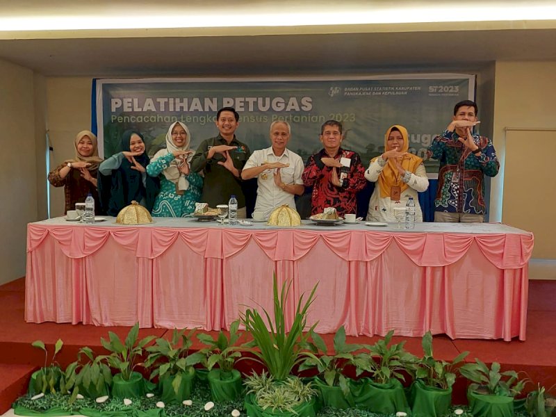 Badan Pusat Statistik (BPS) Kabupaten Pangkep, akan menurunkan 403 personil dengan klasifikasi pendataan, pemeriksa dan koordinator. @Jejakfakta/dok. Pemkab Pangkep