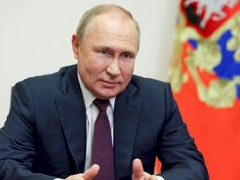 Presiden Rusia Vladimir Putin. (SPUTNIK/AFP via Getty Images/MIKHAIL METZEL).