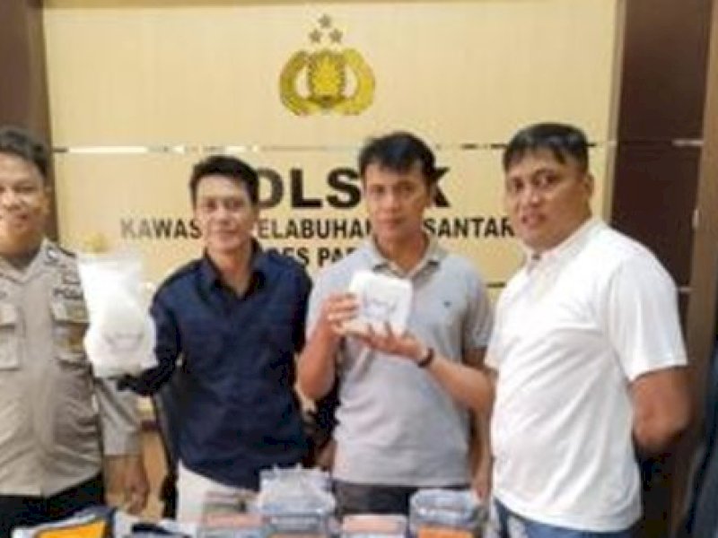 Kepolisian Sektor (Polsek) Kawasan Pelabuhan Nusantara Parepare berhasil menggagalkan penyelundupan narkotika jenis sabu seberat 20 kilogram. @Jejakfakta/dok. Polres Parepare