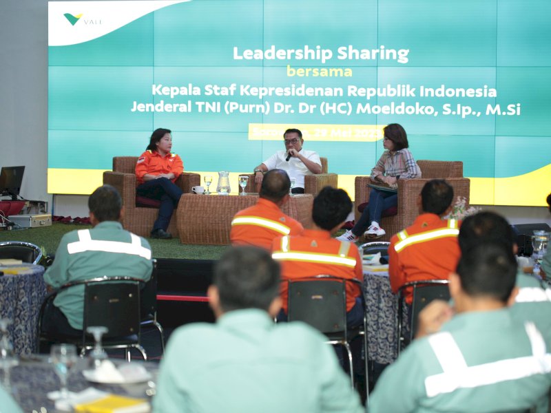 Moeldoko Apresiasi Pengelolaan Pertambangan PT Vale. Foto : PT Vale